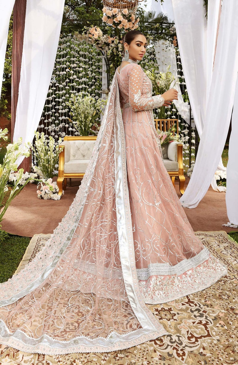 Resplendent By Shamrock Premium Embroidered Formal's 3Pc Suit SFM0011 - FaisalFabrics.pk
