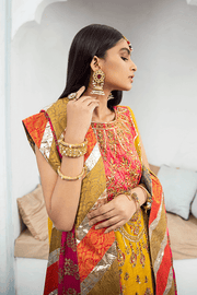 Shamrock Luxury Collection'21 3Pc Unstitched Suit SG-03 Burning Sunset - FaisalFabrics.pk