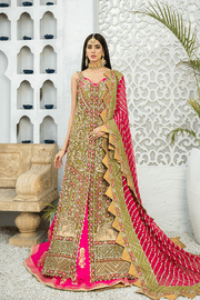 Shamrock Luxury Collection'21 3Pc Unstitched Suit SG-04 Olive Stretch - FaisalFabrics.pk