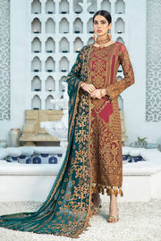 Shamrock Luxury Collection'21 3Pc Unstitched Suit SG-09 You're Fancied - FaisalFabrics.pk