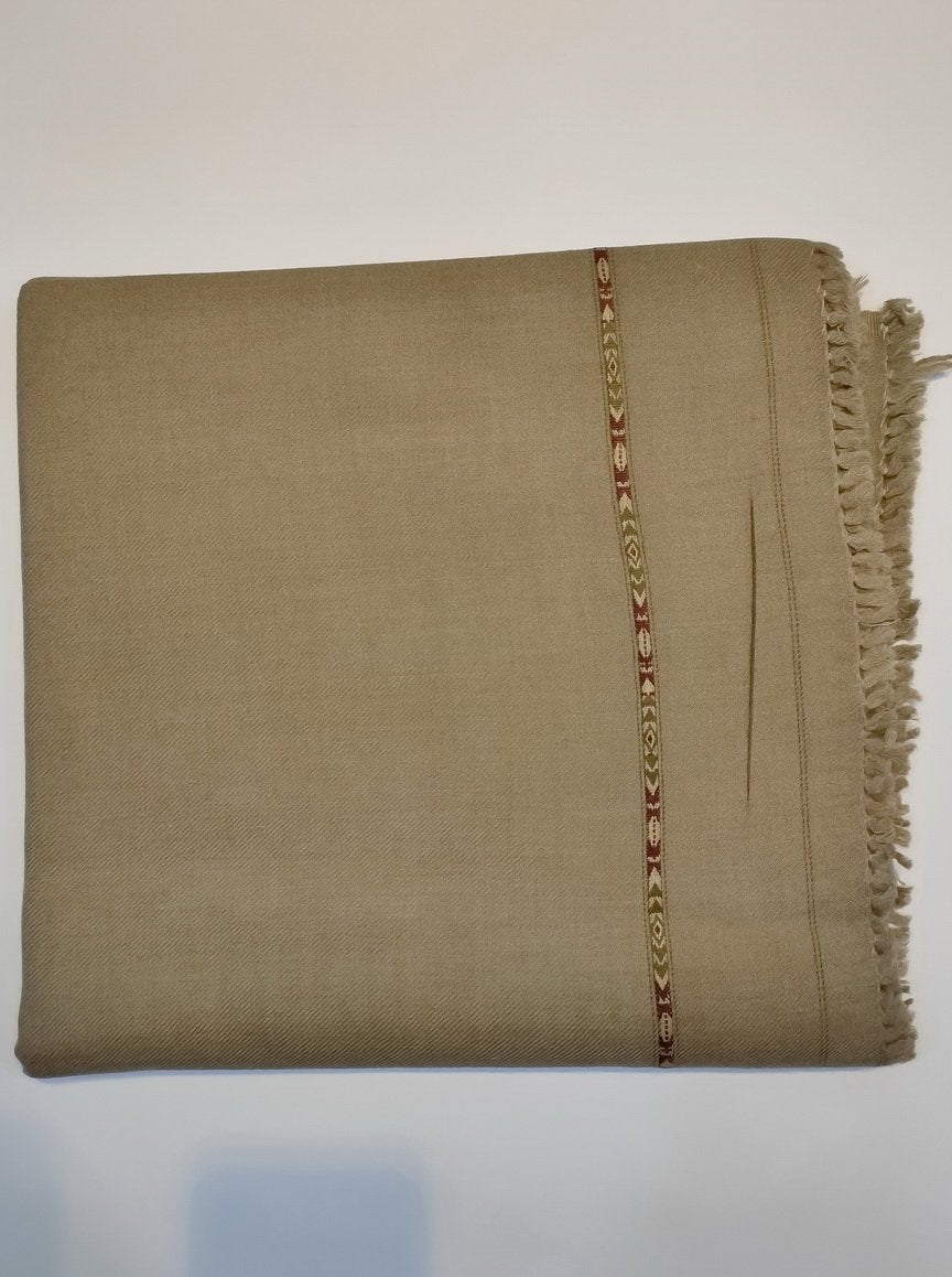 Premium Men's Shawl - Pashmina Pure Wool SH-07 - FaisalFabrics.pk