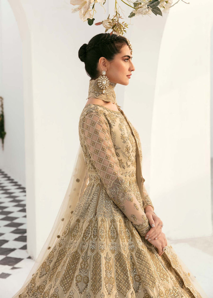 Akbar Aslam Sylvia Luxury Formal Unstitched Net Suit - SILVEEN
