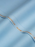 Bareeze Man Premium 365-Latha 100% Cotton Unstitched Fabric - Sky-Blue