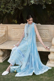 Sable Vogue Embroidered Luxury Lawn Unstitched 3 Piece Suit - Alyssa