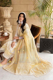 Sable Vogue Embroidered Luxury Lawn Unstitched 3 Piece Suit - Bela