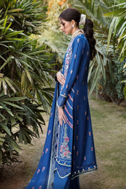 Sable Vogue Embroidered Luxury Lawn Unstitched 3 Piece Suit - Eden