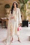 Sable Vogue Embroidered Luxury Lawn Unstitched 3 Piece Suit - Dahlia