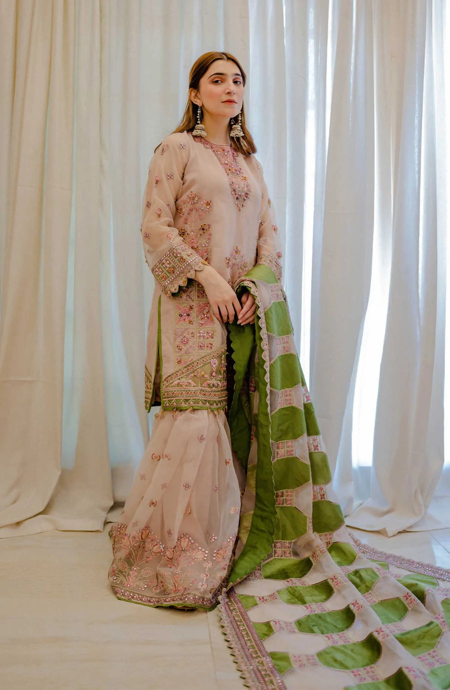Surmai Riwayat Luxury Formal Pret 3Pc Suit SLP 01 MIRAJ
