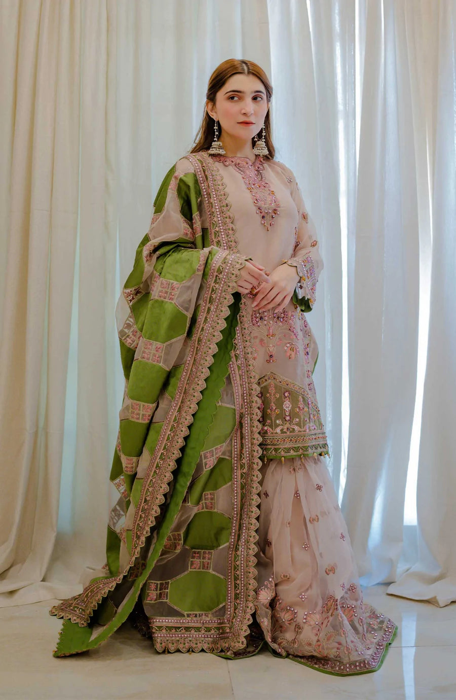 Surmai Riwayat Luxury Formal Pret 3Pc Suit SLP 01 MIRAJ