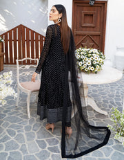 SIFA Luxury Pret Vol-02 Embroidered Formal Suit - SMOKE PINE
