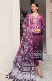 NUREH Signature Unstitched Printed Linen 3Pc Suit SP-21