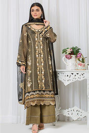 Imrozia Serene Premium Embroidered Pret 3Pc Suit SP-33 Midnight