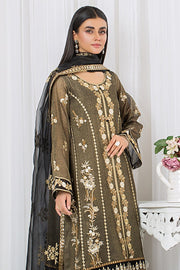Imrozia Serene Premium Embroidered Pret 3Pc Suit SP-33 Midnight