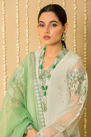 Serene Premium Embroidered Pret 3Pc Suit SP-40 Ravishing Mint
