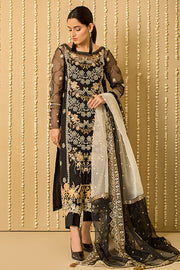 Serene Premium Embroidered Pret 3Pc Suit SP-41 Black