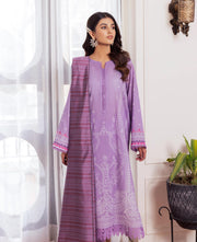 NUREH Signature Unstitched Printed Lawn 3 Piece Suit SP-48