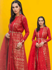 Gul Ahmed Festive Eid 2021 Luxury Lawn 3 Piece Embroidered Suit SP05 - FaisalFabrics.pk