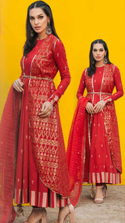 Gul Ahmed Festive Eid 2021 Luxury Lawn 3 Piece Embroidered Suit SP05 - FaisalFabrics.pk