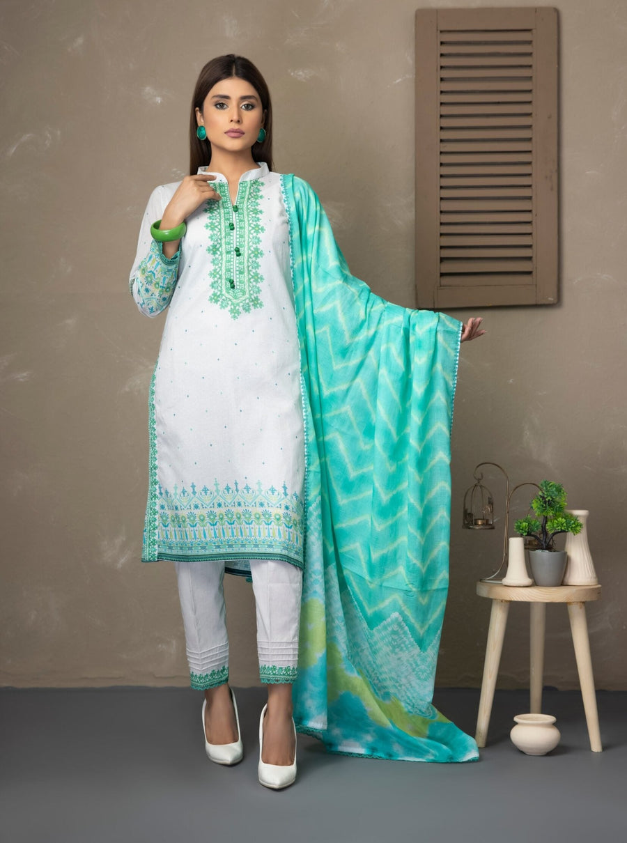 Regalia Salina Printed Lawn Unstitched 3 Piece Suit SPLEE-6