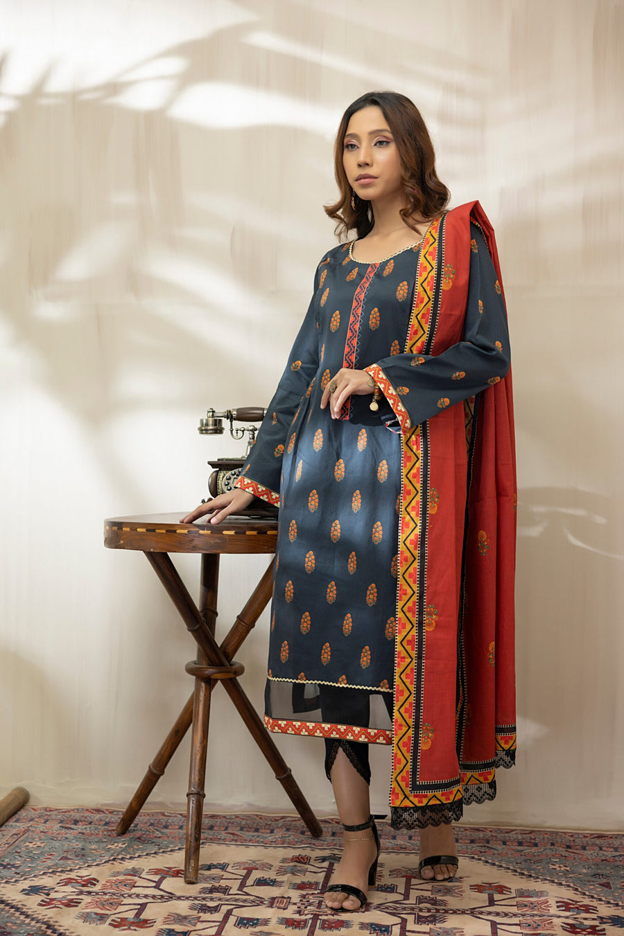 Regalia Salina Vol-03 Unstitched Printed Lawn 3Pc Suit SPLV3-03
