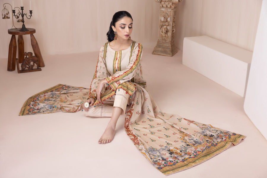 Regalia Salina Vol-03 Unstitched Printed Lawn 3Pc Suit SPLV3-06
