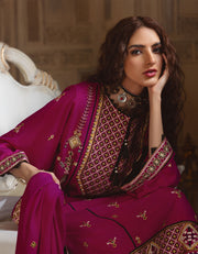 Rayon by Sifa Embroidered Winter 3Pc Unstitched Suit SR21-01 Iris - FaisalFabrics.pk