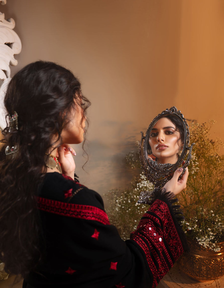 Rayon by Sifa Embroidered Winter 3Pc Unstitched Suit SR21-02 Salvia - FaisalFabrics.pk