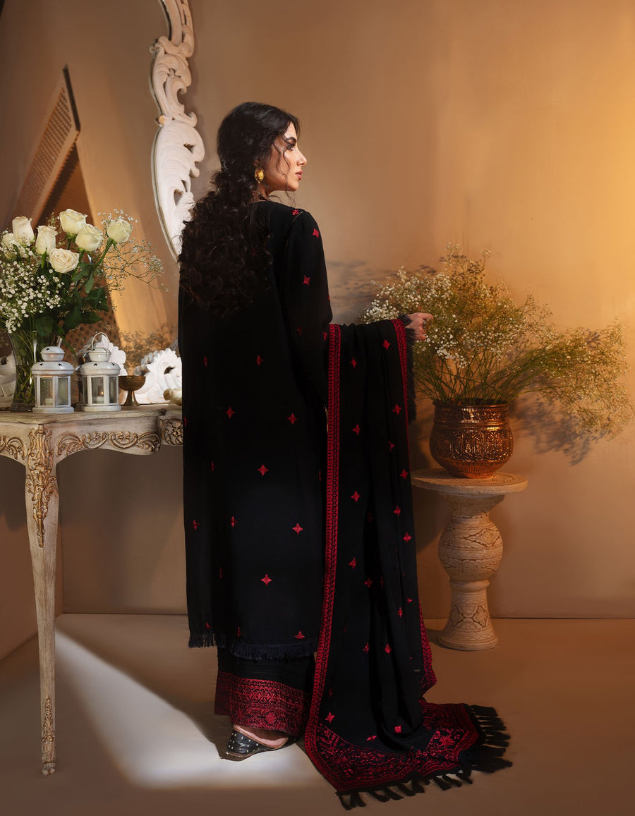 Rayon by Sifa Embroidered Winter 3Pc Unstitched Suit SR21-02 Salvia - FaisalFabrics.pk