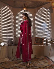 Rayon by Sifa Embroidered Winter 3Pc Unstitched Suit SR21-06 Yarrow Twirl - FaisalFabrics.pk