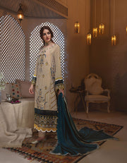 Rayon by Sifa Embroidered Winter 3Pc Unstitched Suit SR21-11 Orchid Haze - FaisalFabrics.pk