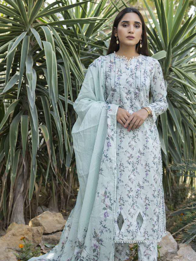 Regalia Salina Special Edition Unstitched Printed Lawn 3Pc Suit SS-08