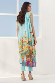 Alkaram Spring Summer Vol-02 Printed 3 Piece Lawn Suit SS-11.1-21-2-Sky Blue - FaisalFabrics.pk