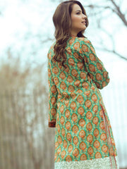 Alkaram Studio Embroidered Lawn Shirt Summer Collection SS 115 Green - FaisalFabrics.pk