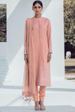 Alkaram Spring Summer Vol-01 Foil Slub Lawn 3pc Suit SS-16.1-21-Pink - FaisalFabrics.pk