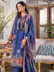GulAhmed Summer Premium Embroidered Silk Unstitched 3Pc Suit SSM-32008