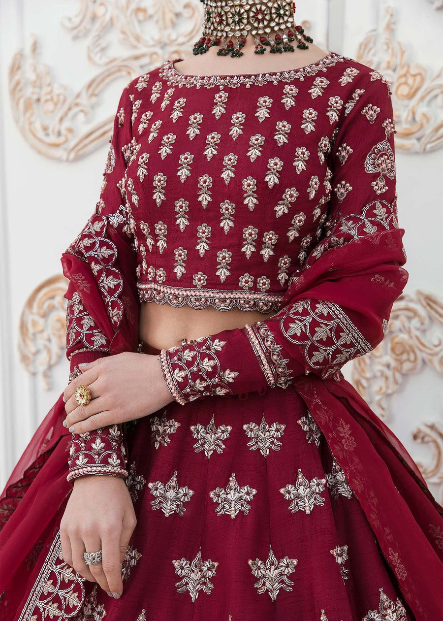 Akbar Aslam Sylvia Luxury Formal Unstitched Raw Silk Suit - SUHAN