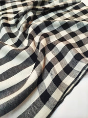 Womens Check Shawl Ultra Soft and Warm Fine Wool, Full Size SW21005 - FaisalFabrics.pk