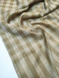 Womens Check Shawl Ultra Soft and Warm Fine Wool, Full Size SW21007 - FaisalFabrics.pk