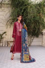 Sable Vogue Amalachi Embroidered Unstitched 3Pc Suit SWC-04-22