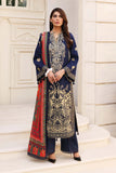 Sable Vogue Amalachi Embroidered Unstitched 3Pc Suit SWC-05-22