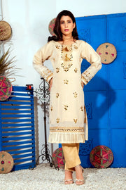 MAK Fashion Ready to Wear Embroidered Cotton Kurta SWC10020