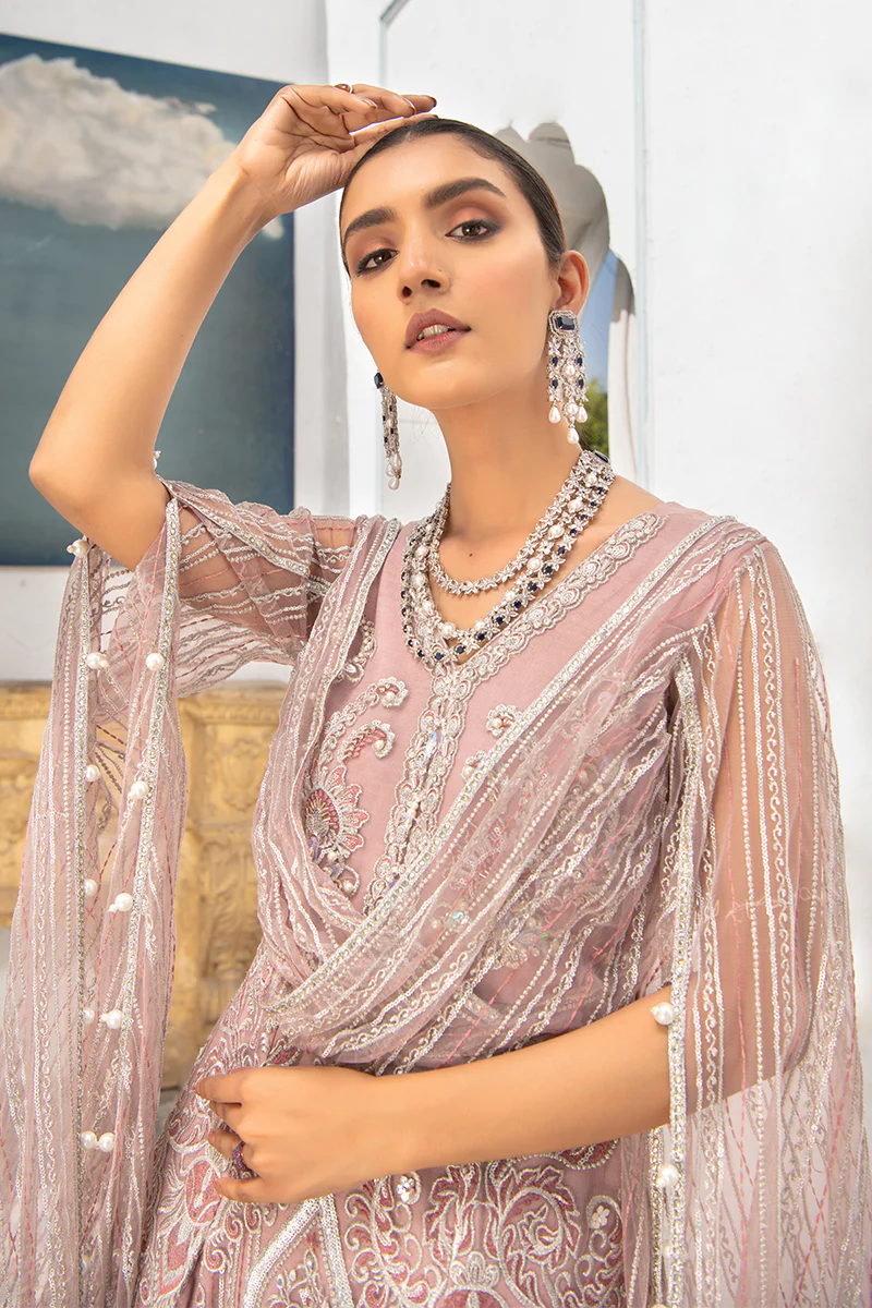 Maria Osama Khan Festive Unstitched Formal 3Pc Suit - SYLVIE