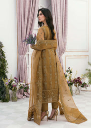 Akbar Aslam Sylvia Luxury Formal Unstitched Organza Suit - SYNTHIA