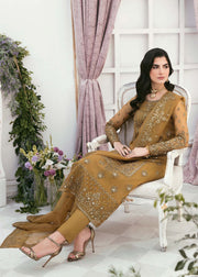 Akbar Aslam Sylvia Luxury Formal Unstitched Organza Suit - SYNTHIA