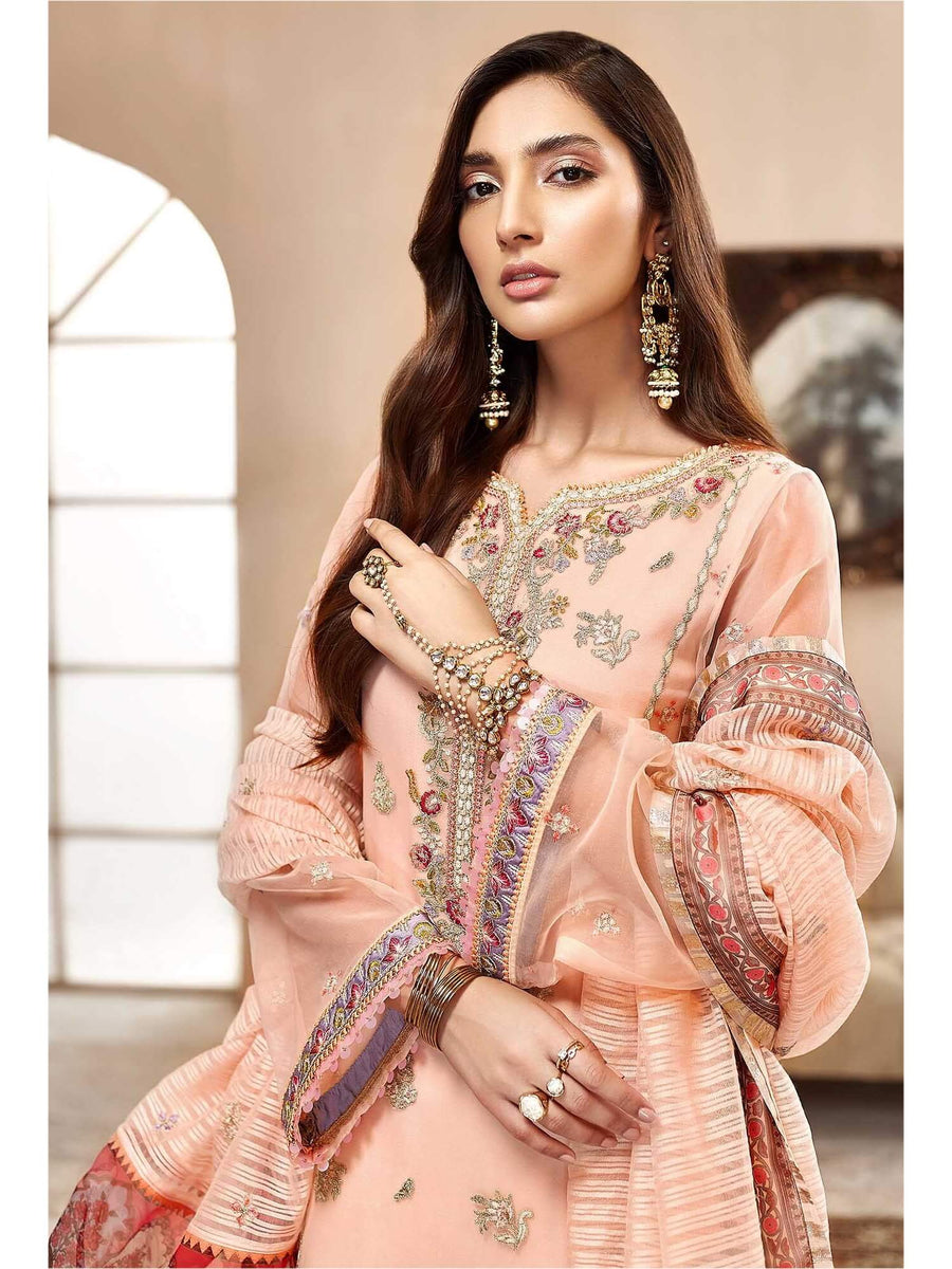 NOOR by Saadia Asad Shanaya Festive Lawn 2020 3PC Suit SHFES-D1-A - FaisalFabrics.pk