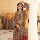 Maryam Hussain Marwa Festive Unstitched 3Pc Suit D-08 SANDAL