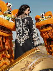 Mushq Lawana Embroidered Luxury Lawn Unstitched 3Pc Suit MSL-23-13 Sawika