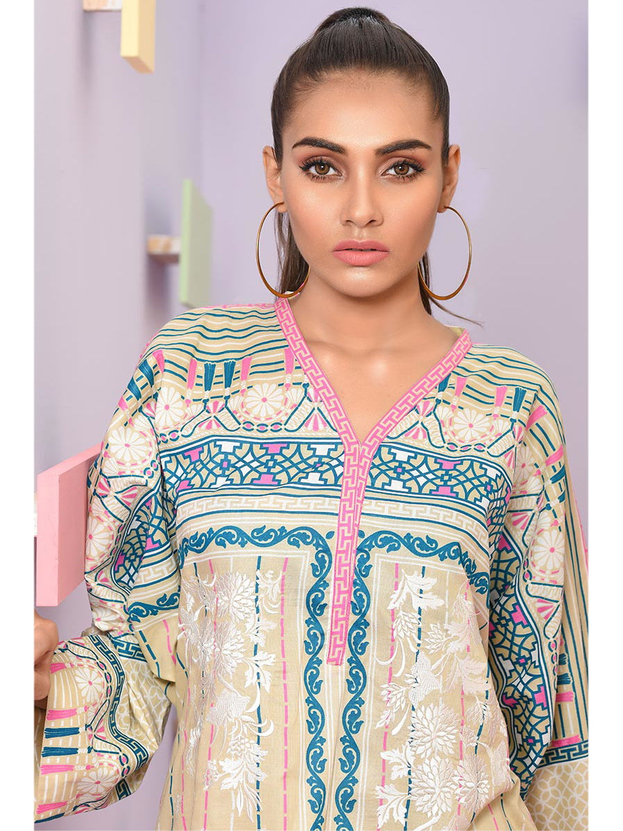 LSM Summer Breeze Embroidered Lawn Collection 2019  Sec 308A - FaisalFabrics.pk