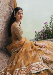Paar by Hussain Rehar Festive Unstitched 3Pc Organza Suit - Sehar