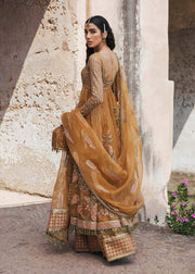 Paar by Hussain Rehar Festive Unstitched 3Pc Organza Suit - Sehar